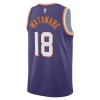 Dres Phoenix Suns Yuta Watanabe Nike 2023-24 Icon Edition Ljubičasta Swingman